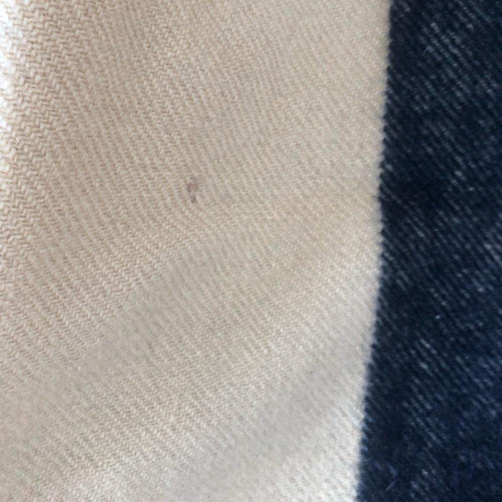 Vintage Trapper Point Wool 3.5 Point Wool Striped Multicolor Blanket - Picture 4 of 6